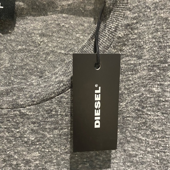 NWT Mens Diesel Graphic T-Shirt. Color Gray size Medium - Picture 2 of 3